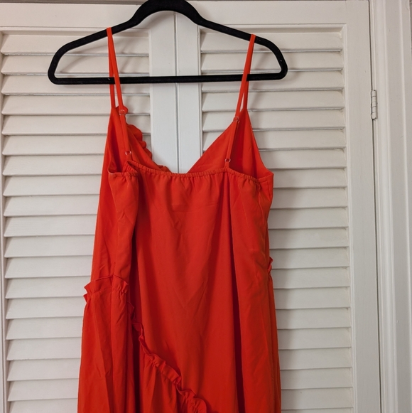 Ces Femme Vibrant Orange Maxi Dress - Picture 6 of 8